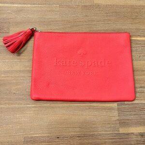 Kate Spade Leather Clutch w/ Zipper